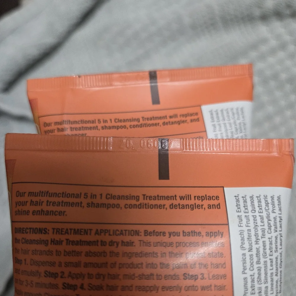 Peaches & Fresh Cream Hair Cleanser Treatment Bundle Tweak'd By Nature
